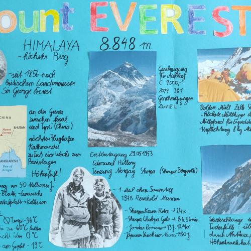 Erik über den Mount Everest