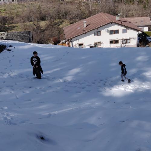 Da ist ja noch viel Schnee!