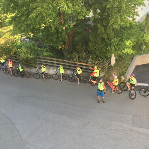 Abfahrt an der VS Pians