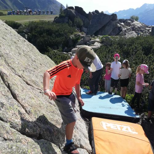 Fels und Bouldermatten