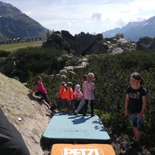 Boulderversuche