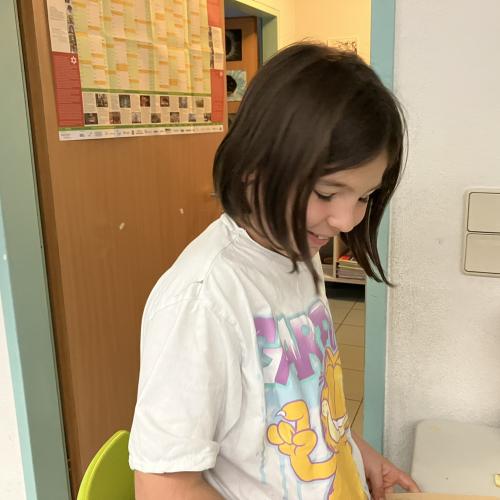 eifrig bei der Sache