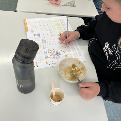letzte Reste beim Lernen