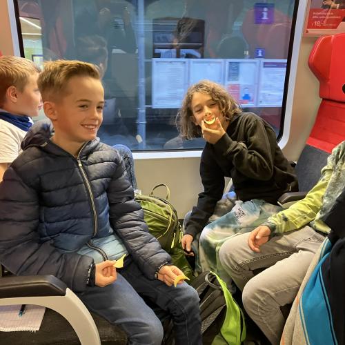 Anreise im Zug
