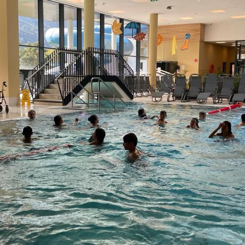im Hallenbad