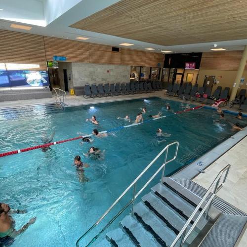 im Hallenbad