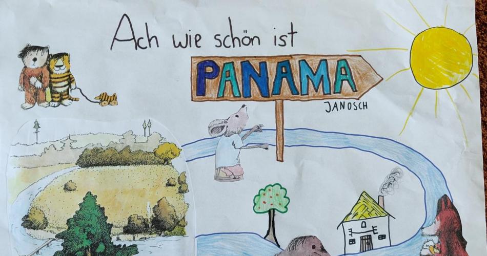 Valentina präsentierte das Buch "Ach wie schön ist Panama"